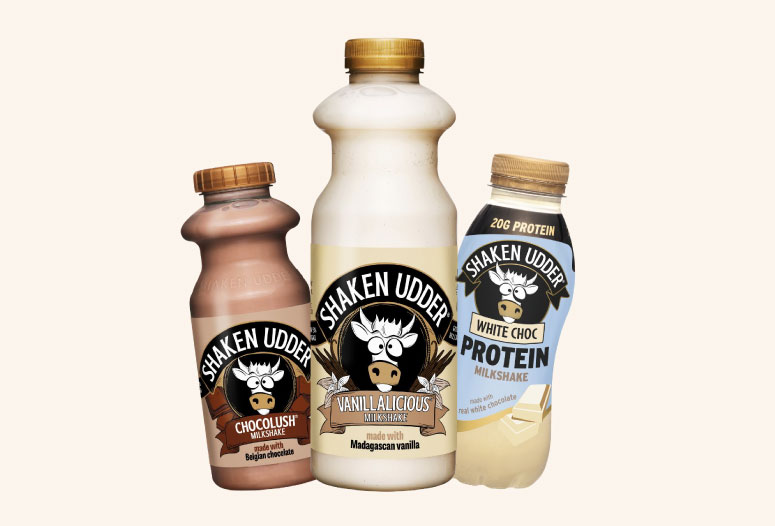 Idilia adquiere la empresa británica<br>de batidos Shaken Udder